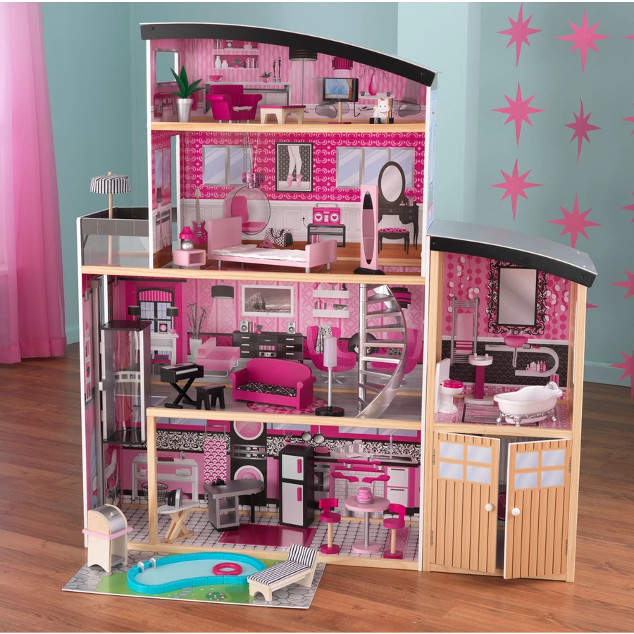 KidKraft® Puppenhaus Glitzer Puppenvilla