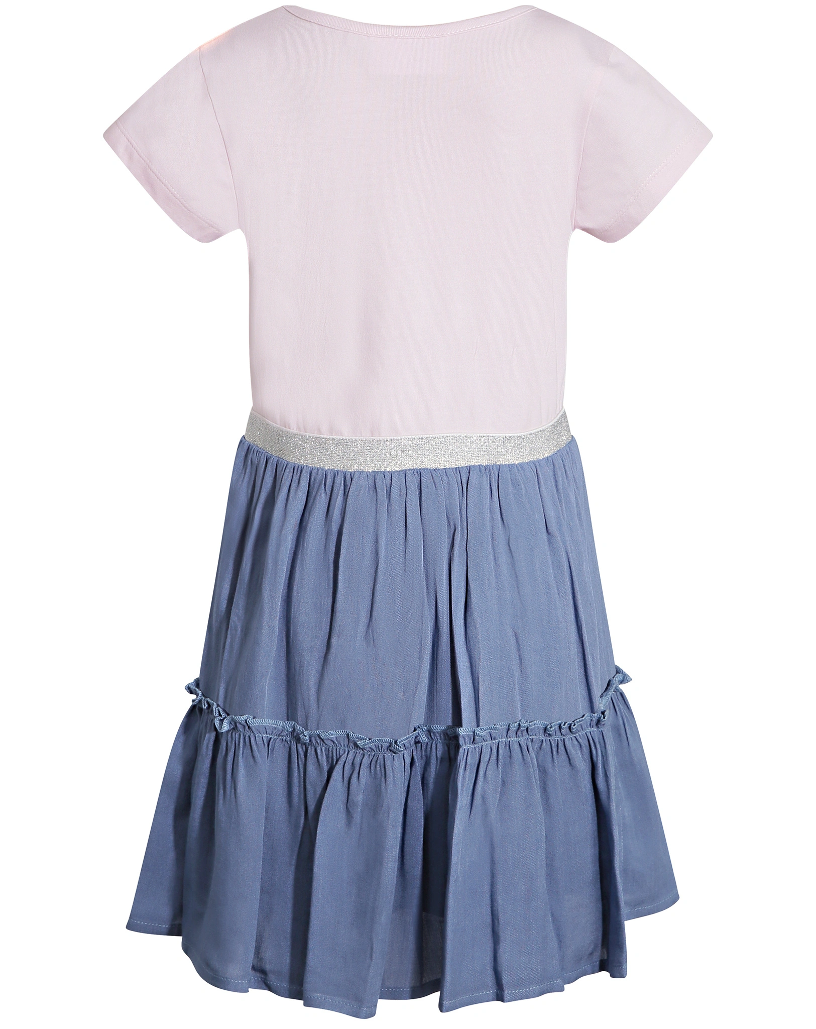Kurzarm-Kleid SKATER GIRL in rose