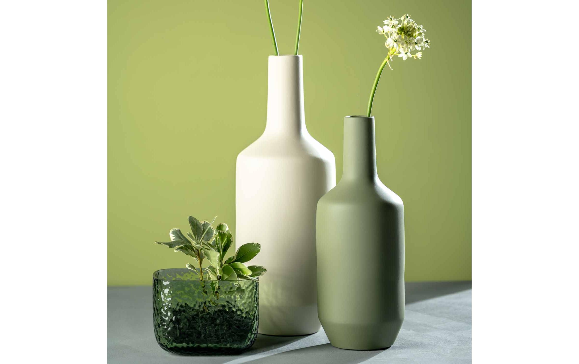 Vase Milano 40 cm, GrünBlumenvase