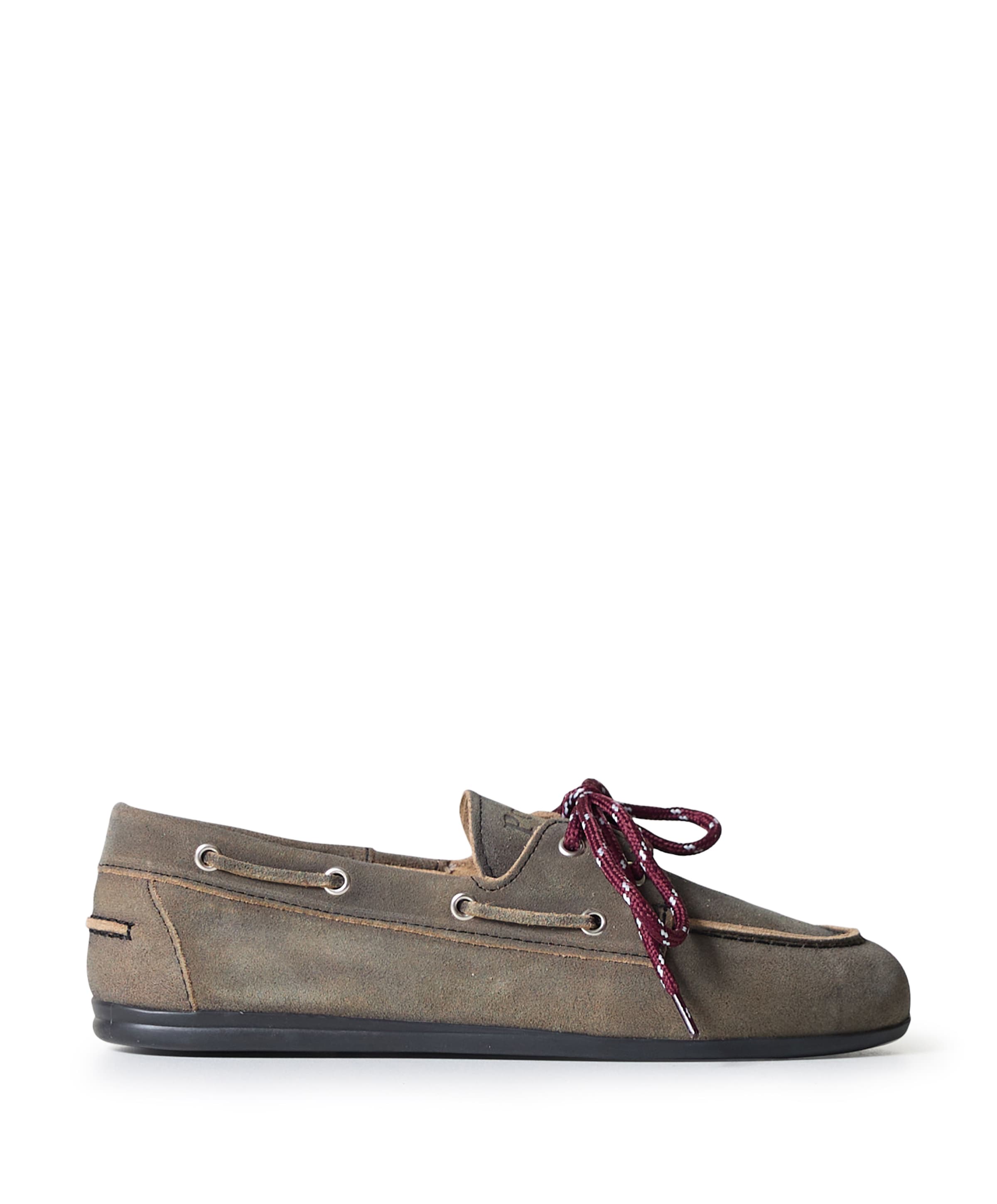 Posa Boat Loafer Brushed dames mocassins grijs