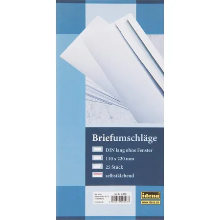 Idena BU DIN lang SK OF, 75g/m², 25 Stück