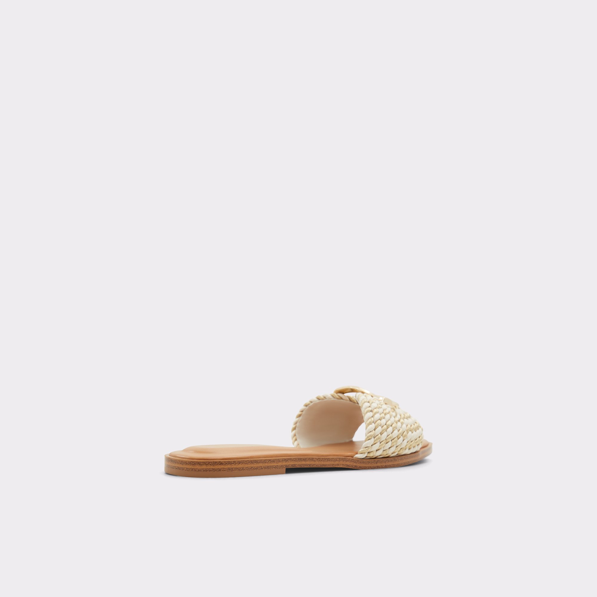 Glaeswen Champagne Women Flat Sandals