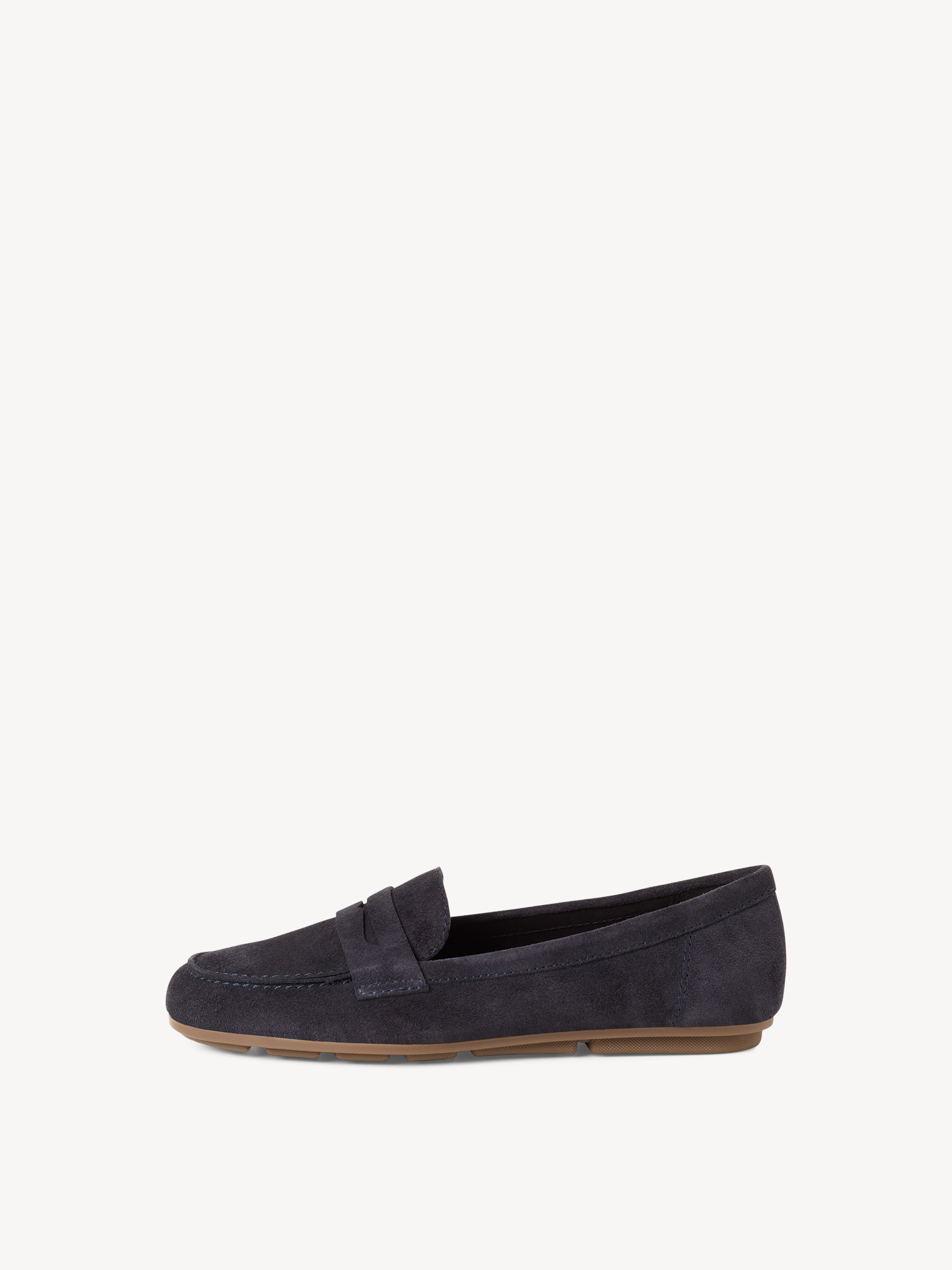 Leren Instappers - blauw