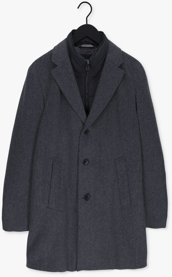 BOSS grijze boss mantel h-hyde-bib