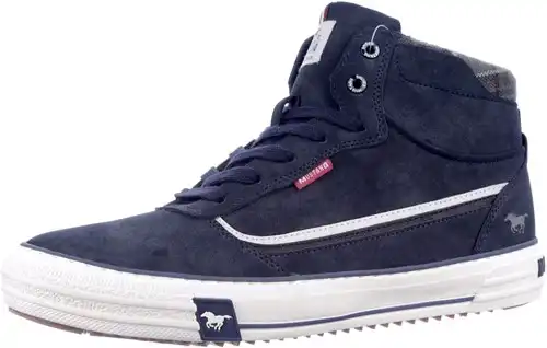 1410-503 Mustang blauw - maat 44 veterboot blauw - maat 44 Calandschoen