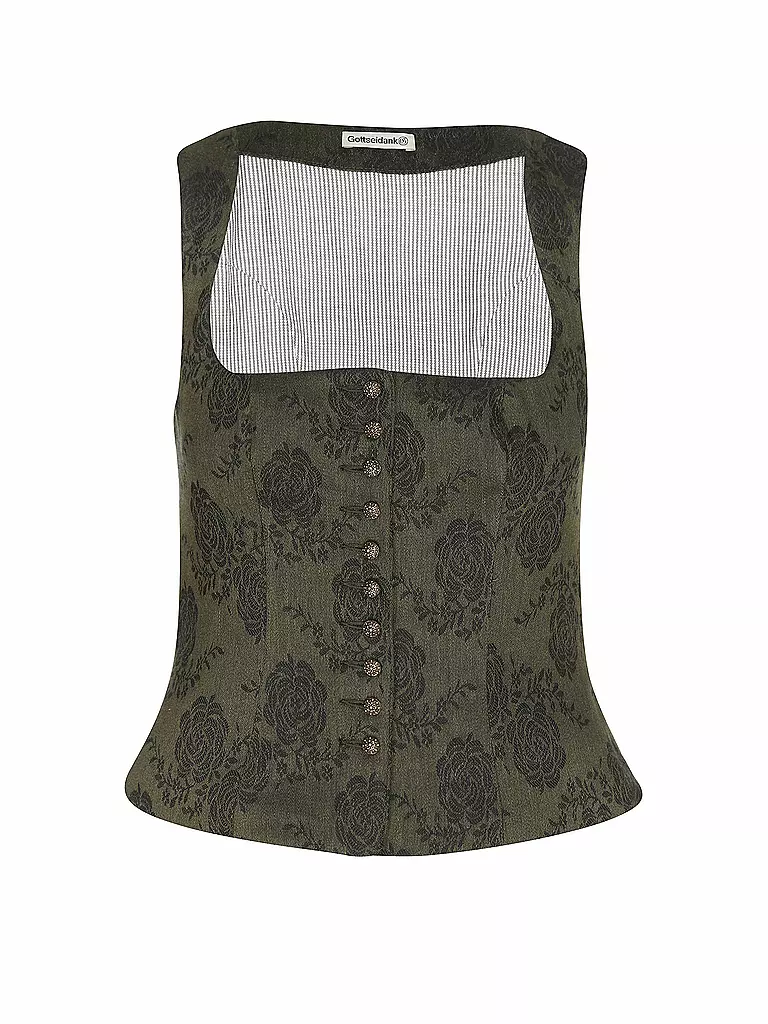 GOTTSEIDANK Gilet LOTTI olive