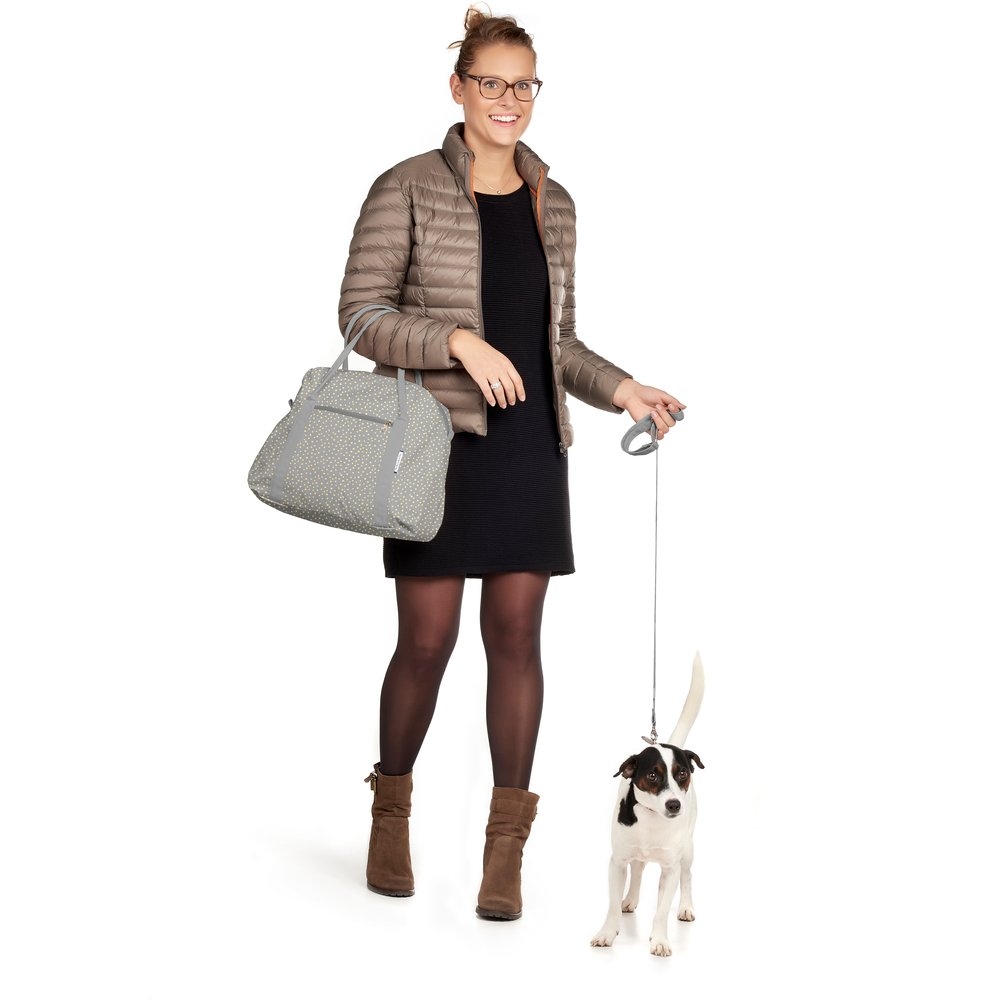 Sac Bowling Etoile Or Gris