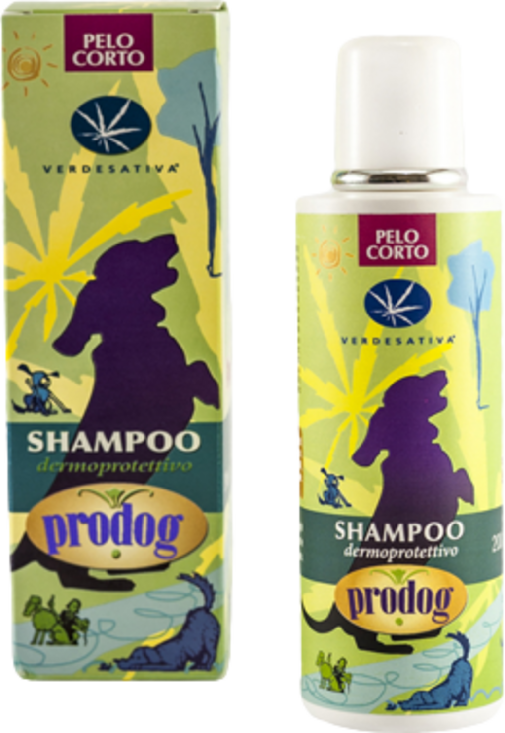 VERDESATIVA  prodog Hundeshampoo kurzes Fell, 200 ml