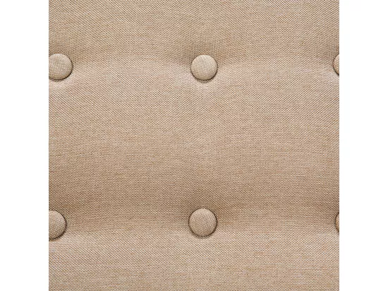Canapé 3 places en tissu beige MOTALA