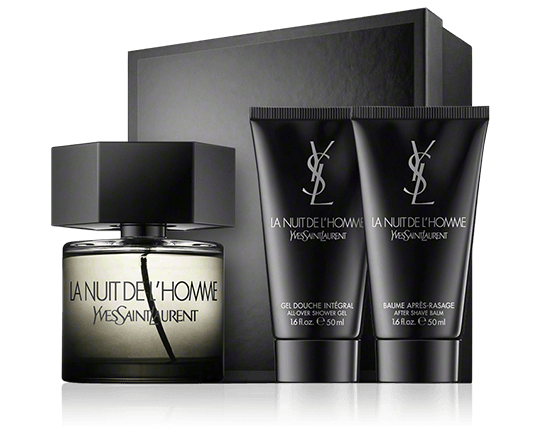 Yves Saint Laurent La Nuit De L'Homme Set 2x Pflege 60ml-50ml-50ml