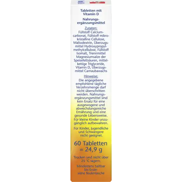 Vitamin D3 Mini-Tabletten