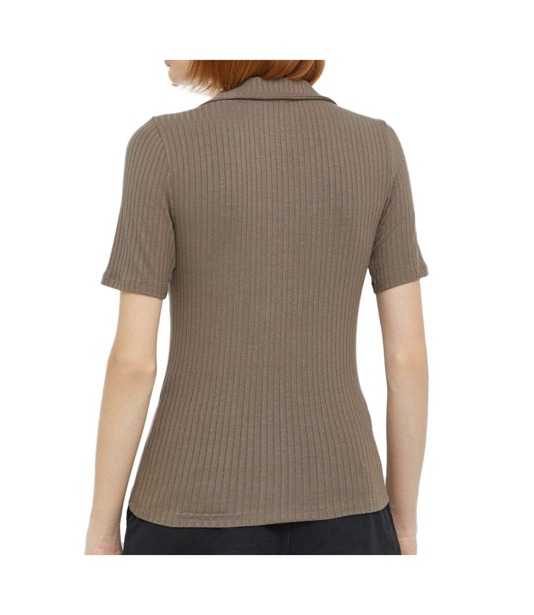 Polo Marron Femme JDY Fransiska