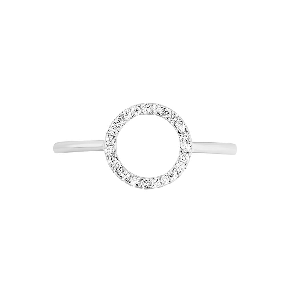 Bague Laureen Argent Blanc Oxyde De Zirconium