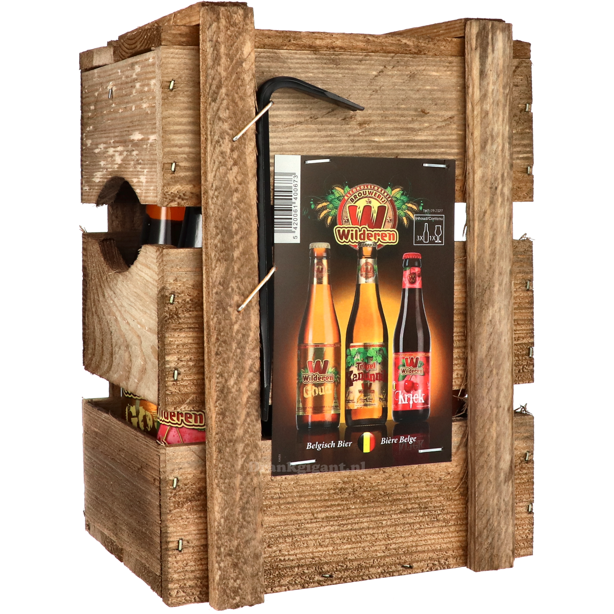 Bierbox Wilderen met Breekijzer Cadeau 90 cl