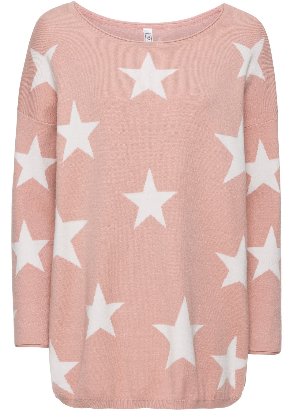 Pull en maille avec imprimé étoiles