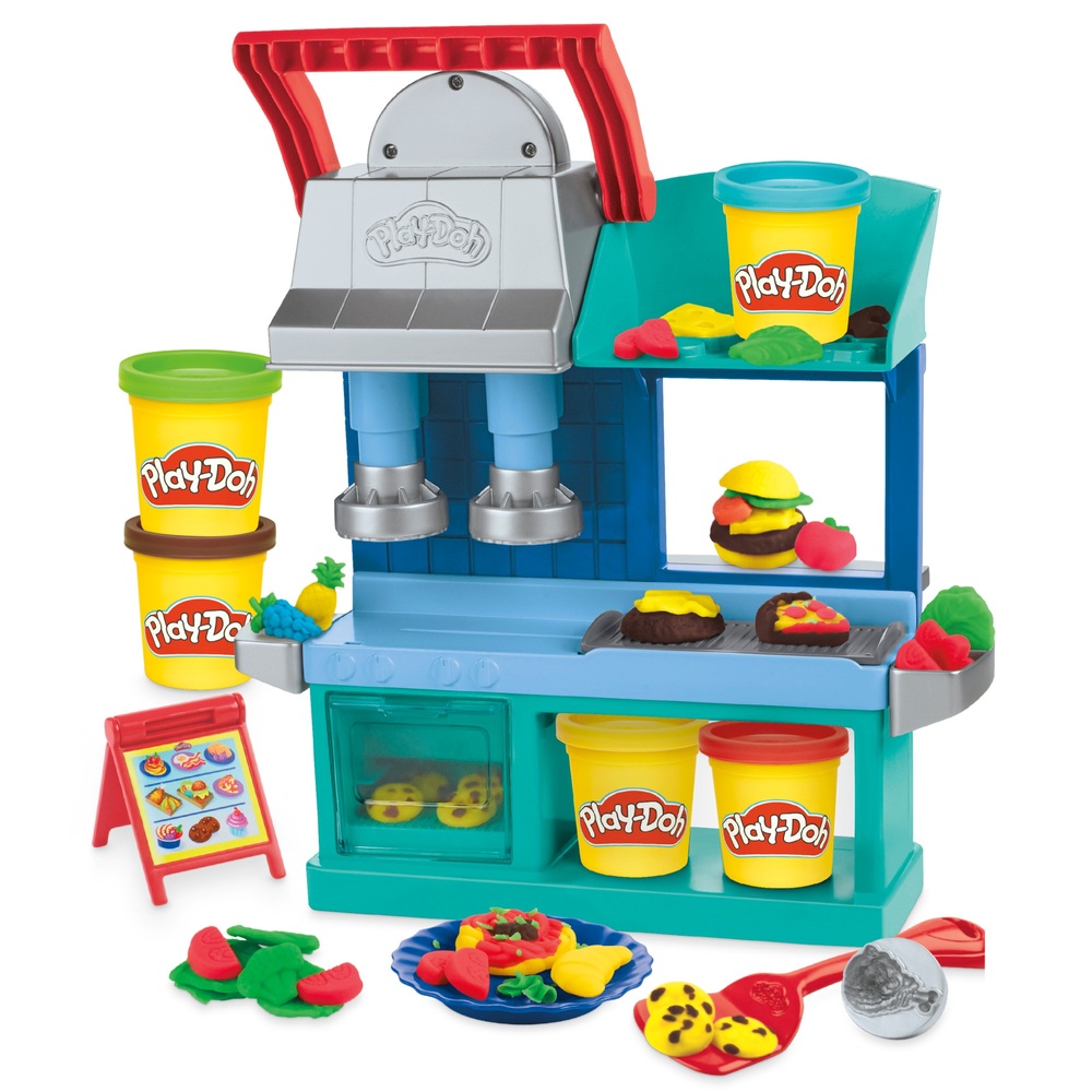 Play-Doh Küchenkreationen Restaurant-Spielset „Vielbeschäftigter Koch“