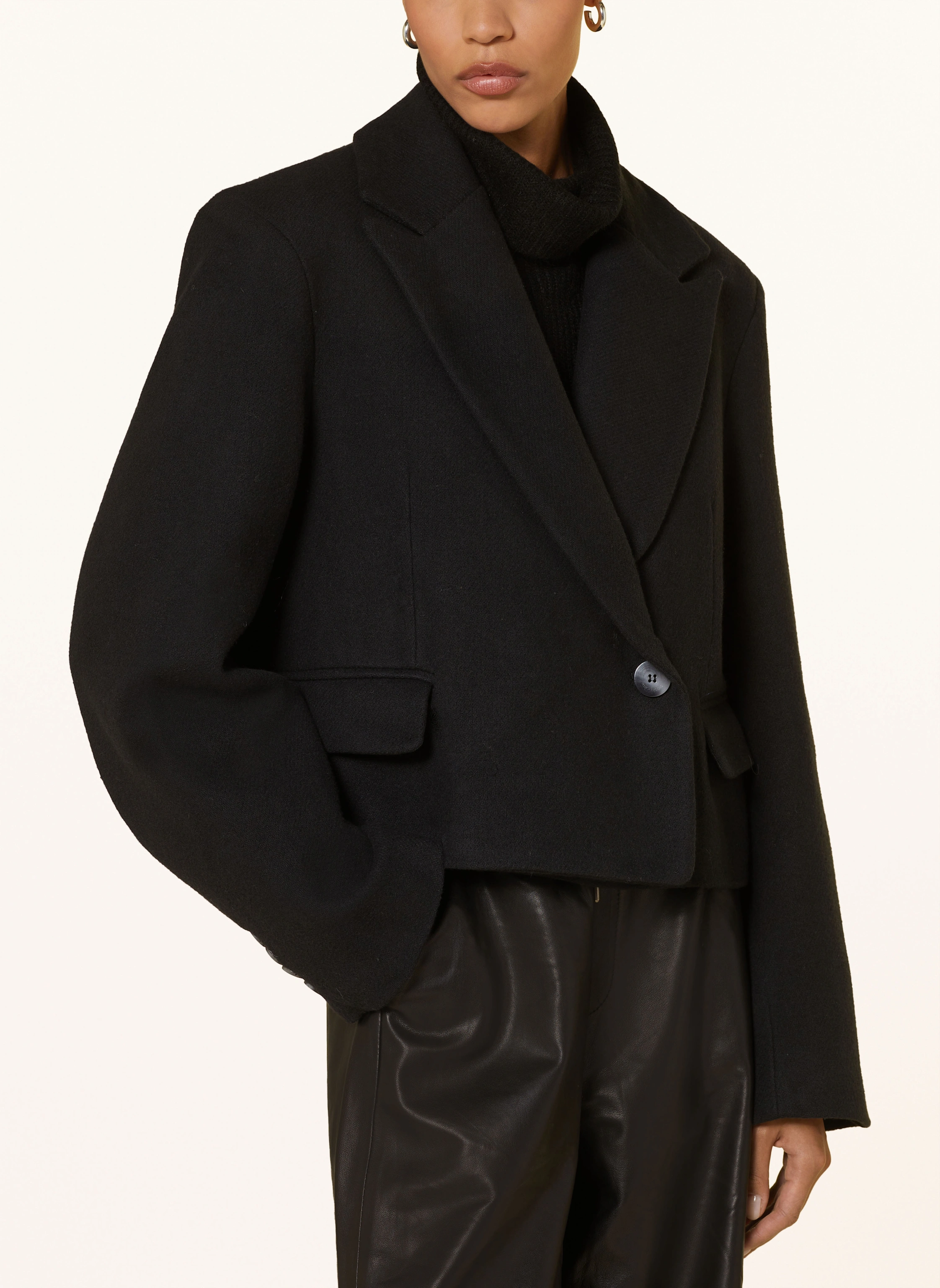 black palms Cropped-Blazer BEO