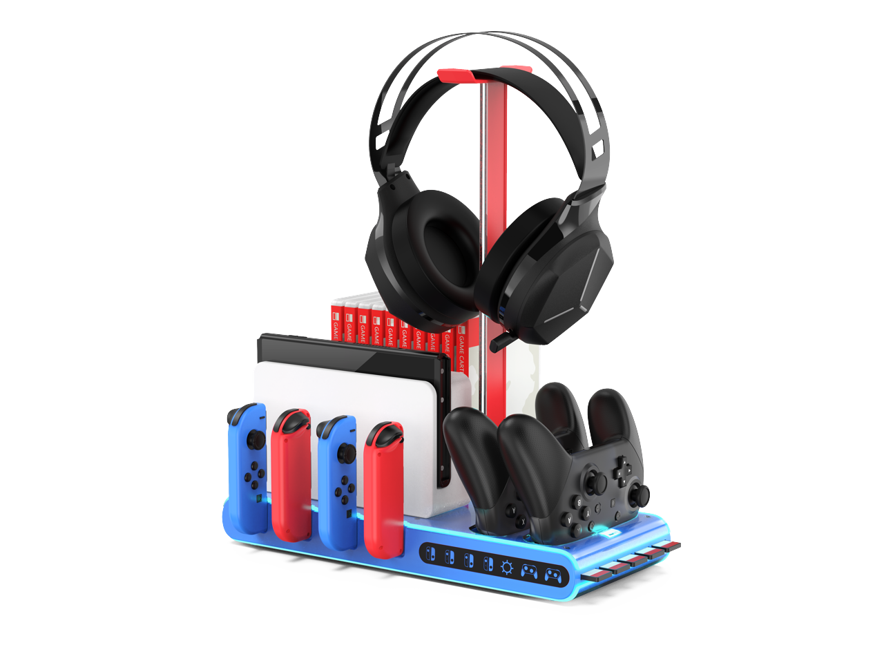 Switch/OLED DLX & LED Charge and Store Stand