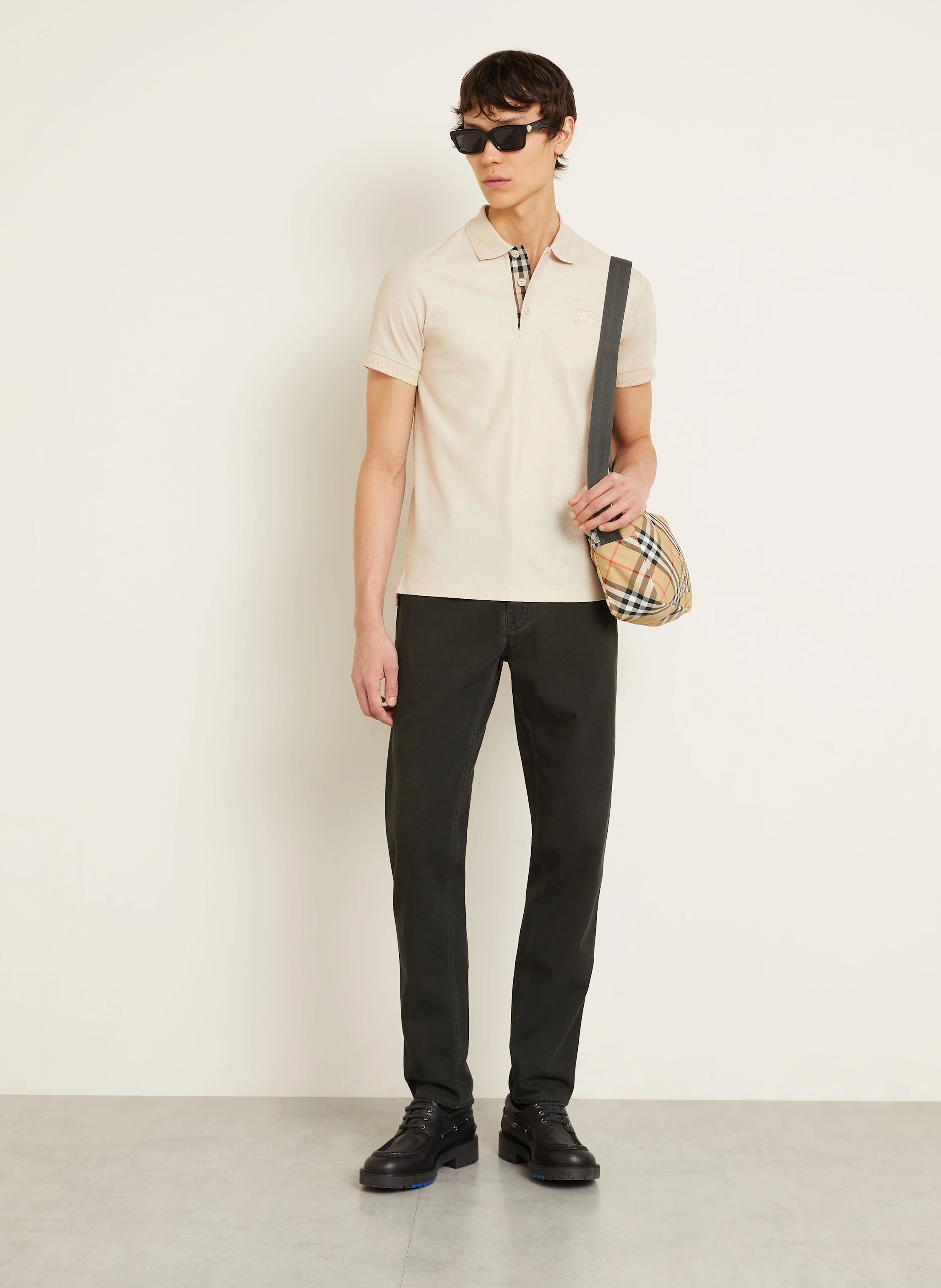 BURBERRY Piqué-Poloshirt EDDIE
