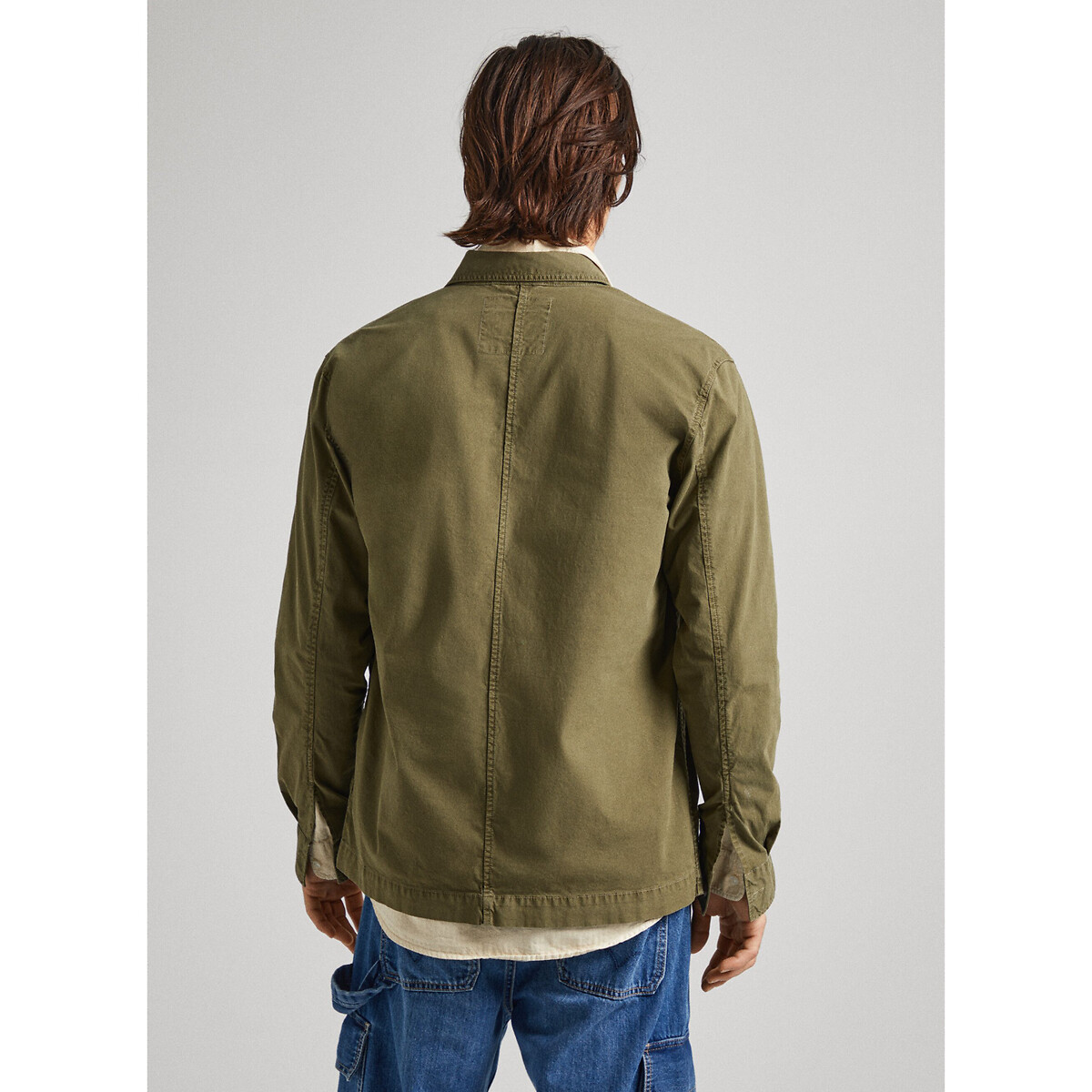 PEPE JEANS<br>Camisa popelina, fechamento com botões