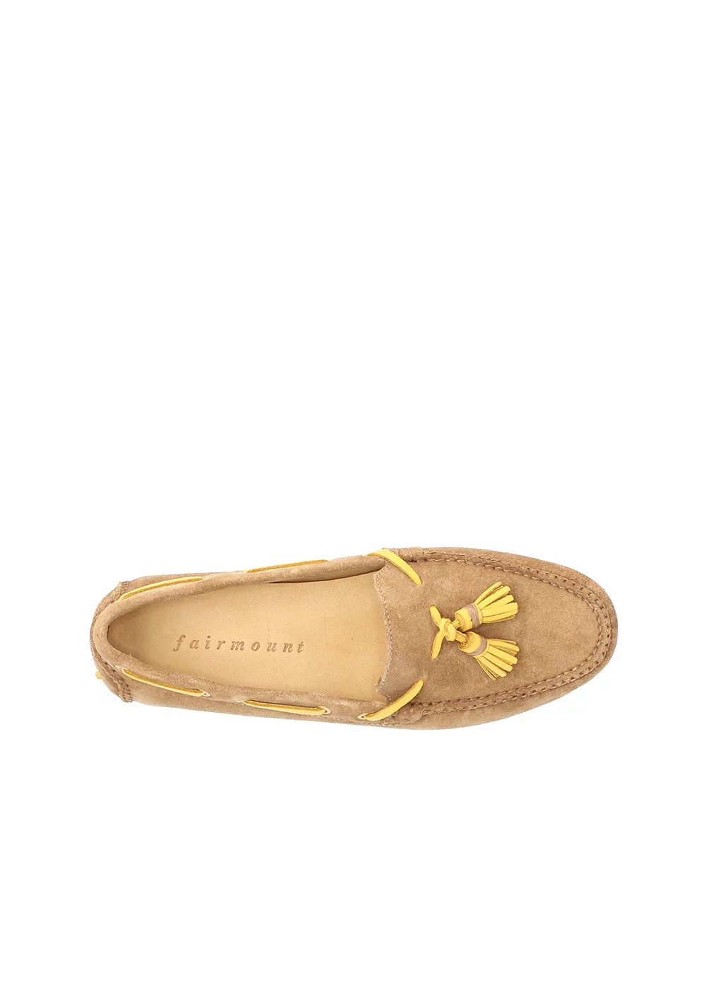 MOCASSIN W TASSEL DRIVER VELOURS TAN
