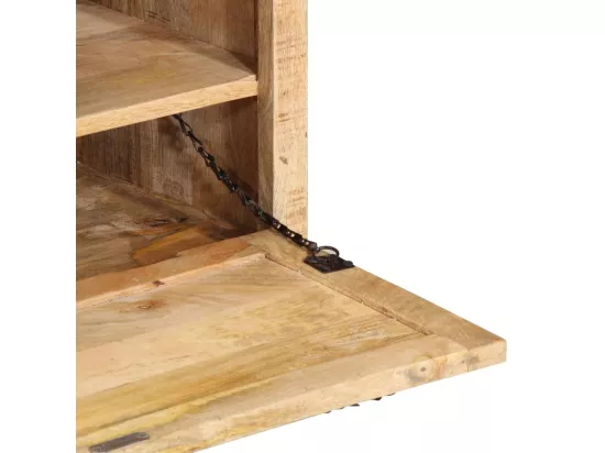 Banc de rangement de chaussures 85x40x45 cm Bois de manguier