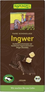 Rapunzel Zartbitterschokolade Ingwer