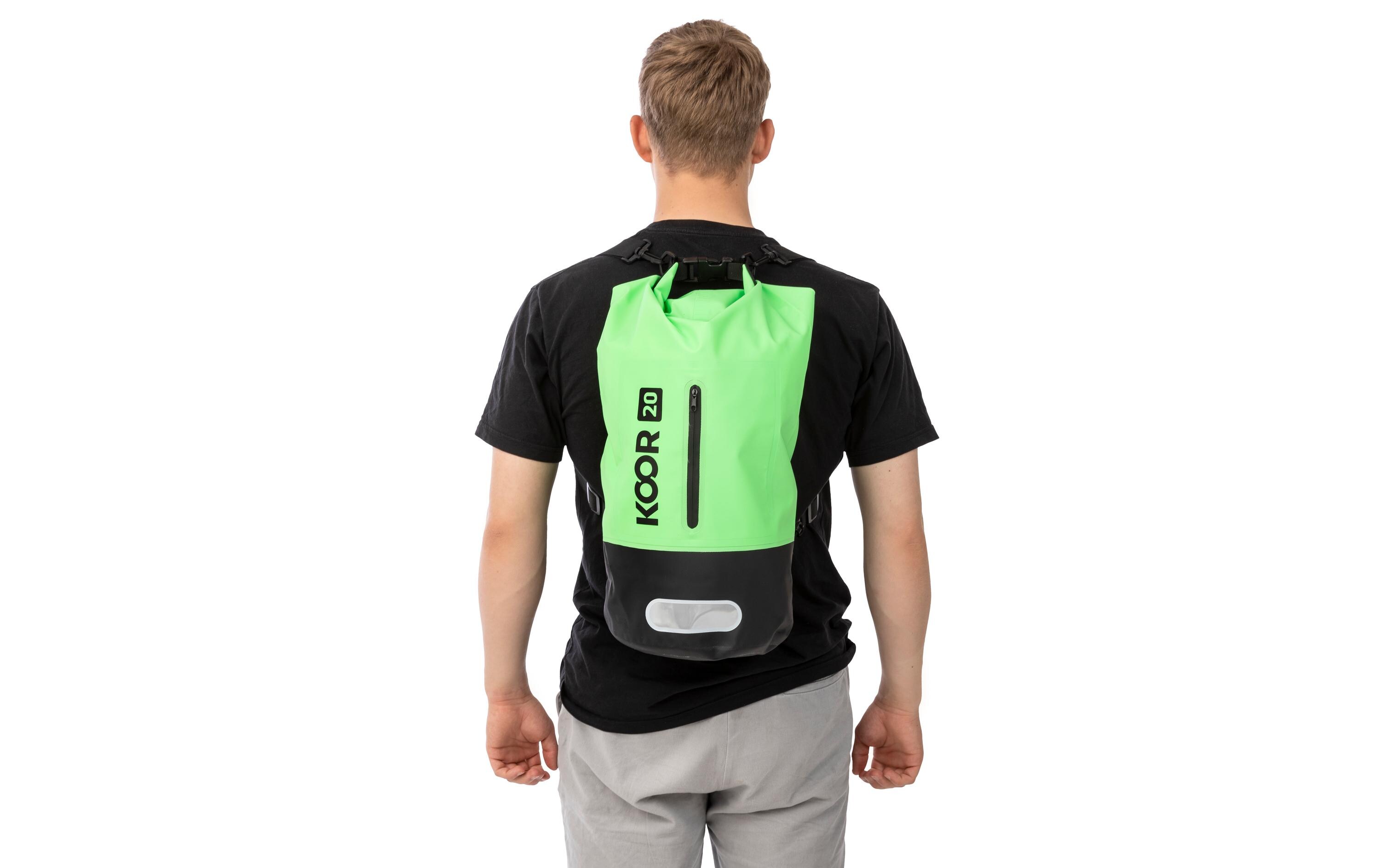 Dry Bag Toore Grün 20 lWasserdichter Schwimmsack