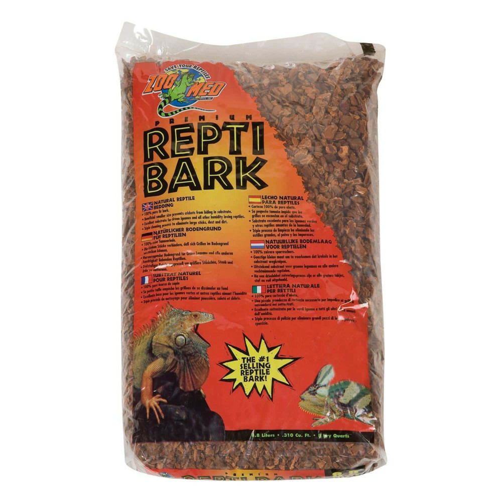 Couvre sol écorce zoomed repti-bark 1.6 kg pour reptile