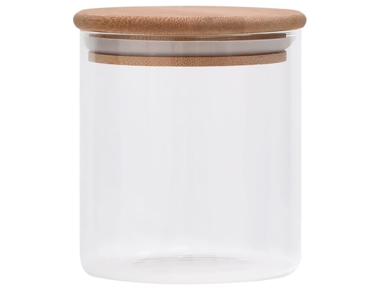 VIDAXL - Boîte alimentaire Pots de conservation en verre couvercle en bambou 6 pcs 60...
