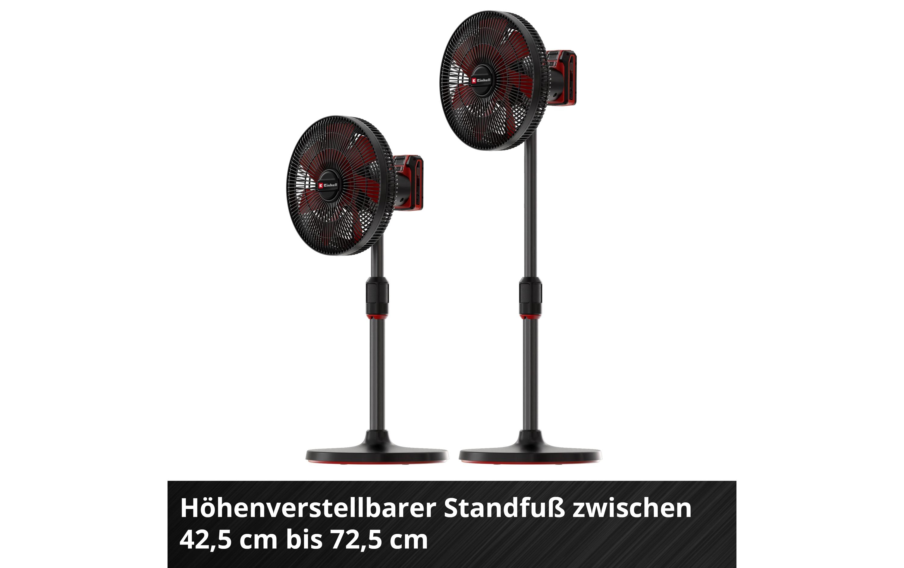 Bodenventilator GE-CF 18/320 P Li-Solo Schwarz, ohne AkkuAkku-Ventilator