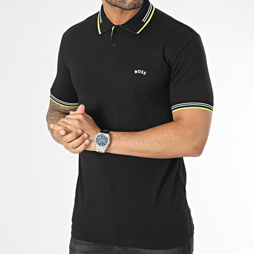 Polo Manches Courtes Paul Curved 50469245 Noir