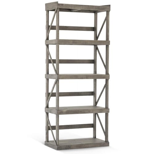 Echelle bois marron 80x45x200cm -