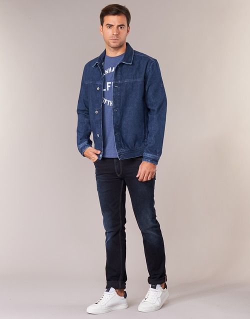 Tommy Jeans - TJM STREET TRUCKER JKT - Bleu medium