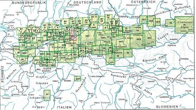 ALPENVEREIN - 5 3 KARWENDELGEBIRGE EST 1 25 000