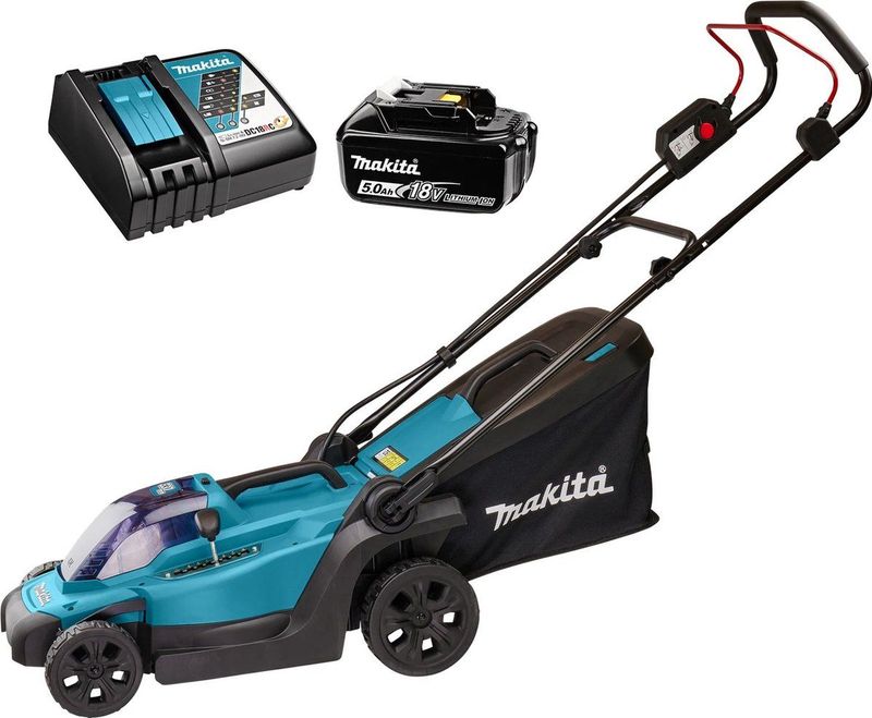 Makita Grasmaaier Set - 18V Li-Ion - 1x 5,0Ah Accu - 33cm