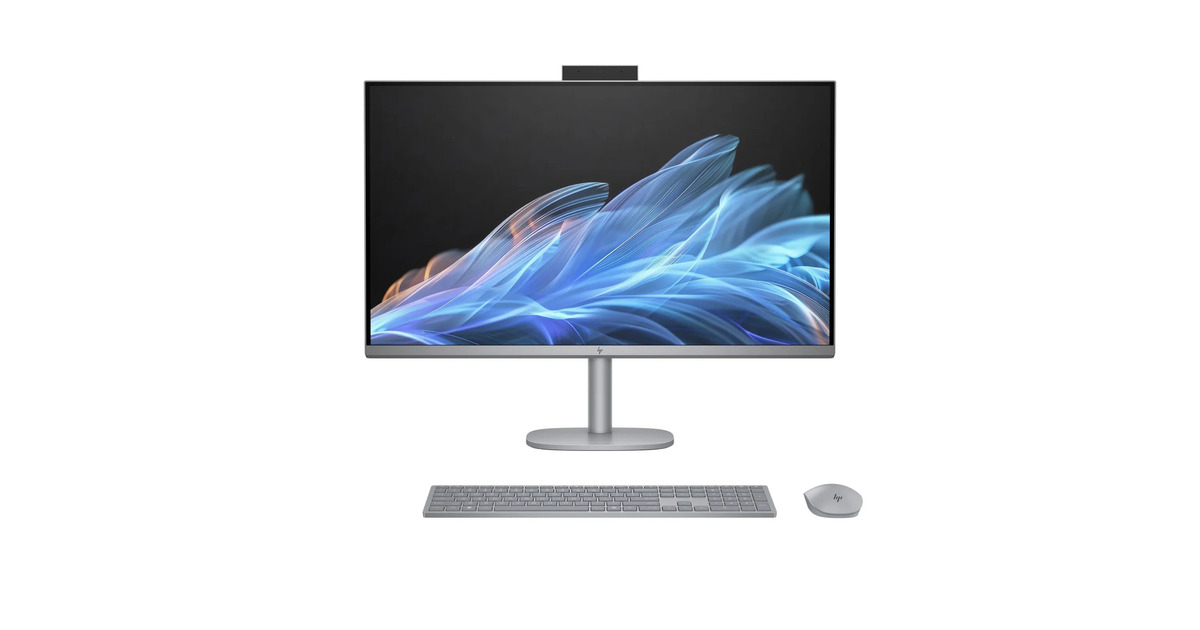 HPOmniStudio X 32-c0090nd (AM3L6EA) all-in-one pc  (Zilver | Core Ultra 7 155H | RTX 4050 | 32 GB | 2 TB SSD)