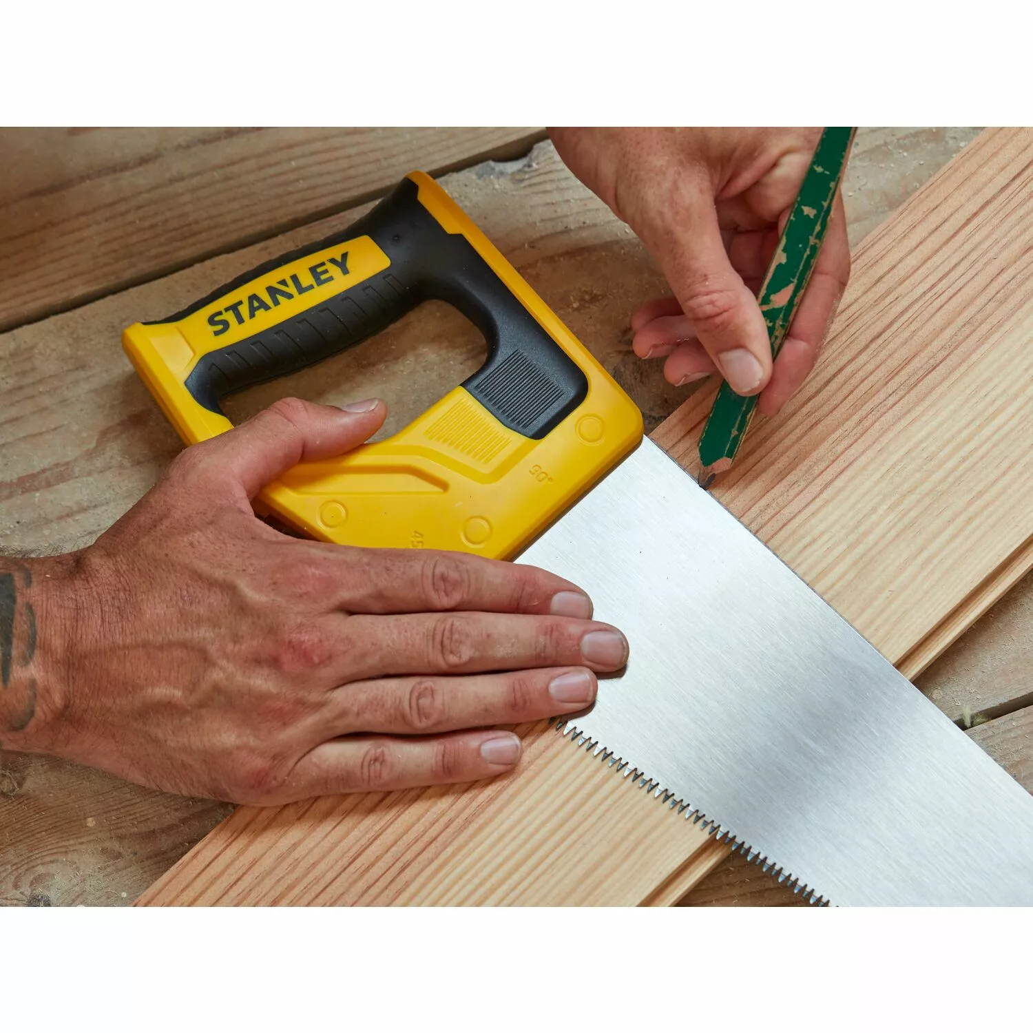 Stanley STHT20354-1 Houtzaag Tradecut Universal - 450mm - 8 TPI