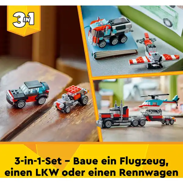 31146 Tieflader mit Hubschrauber