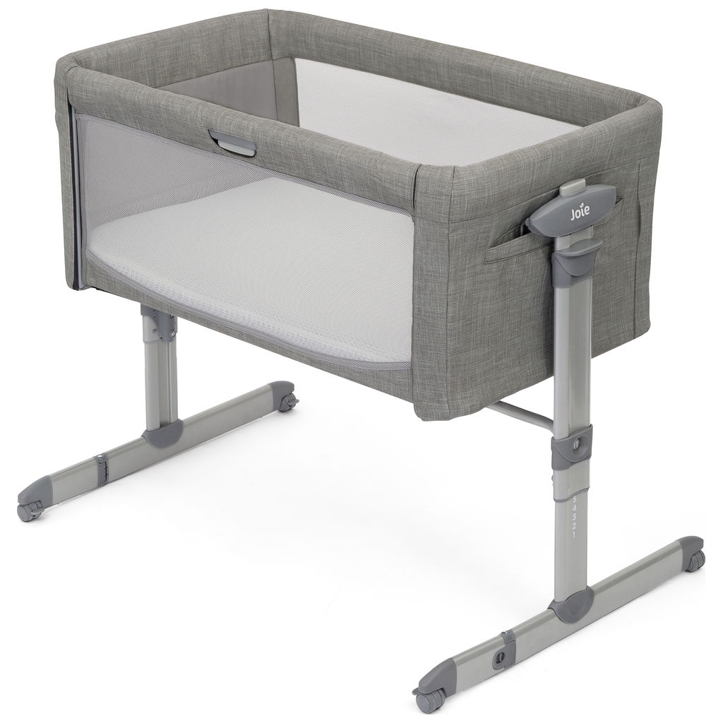 JoieJoie   Beistellbett roomie glide foggy gray