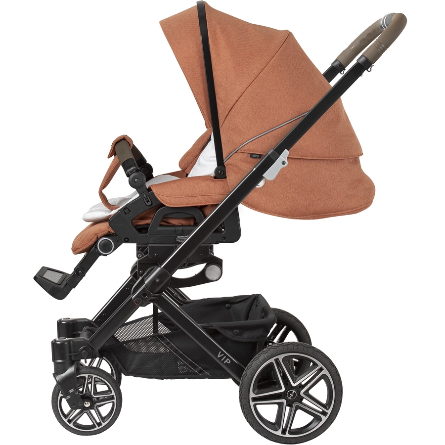 Hartan Kinderwagen Vip GTS Bellybutton terra (923) Gestellfarbe schwarz
