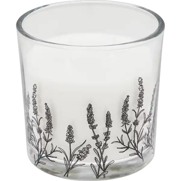 2-Dochtglas Blumenprint