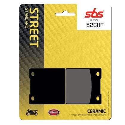 Plaquettes de freins SBS 526HF Organique avant