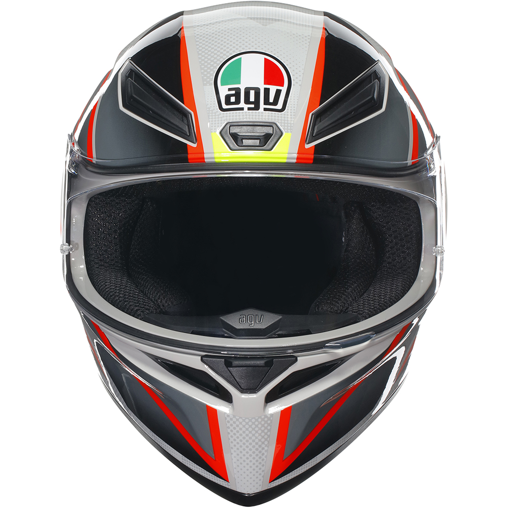 AGV - Casque K1 S Blipper Gris / Noir / Rouge