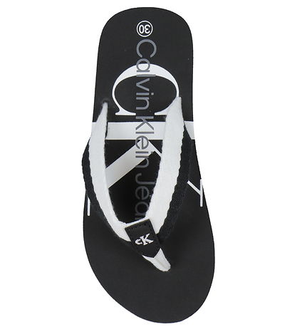 Calvin Klein Flip Flops - Schwarz m. Weiß