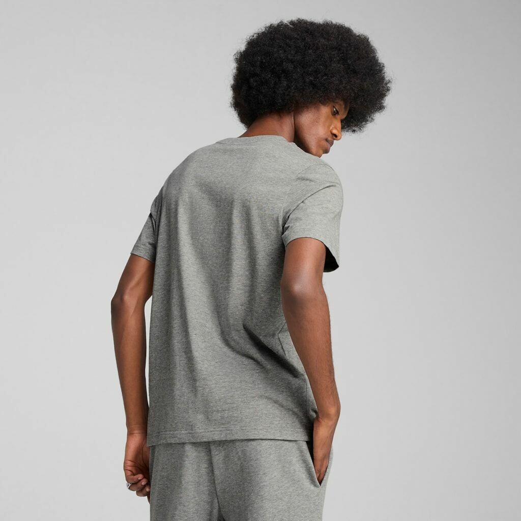 PUMA<br>Camiseta de manga curta, Essentiel, logo pequeno