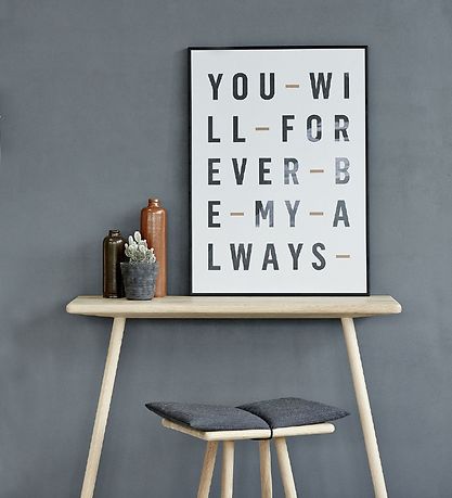 I Love My Type Poster - A3 - Just My Type - Forever Always