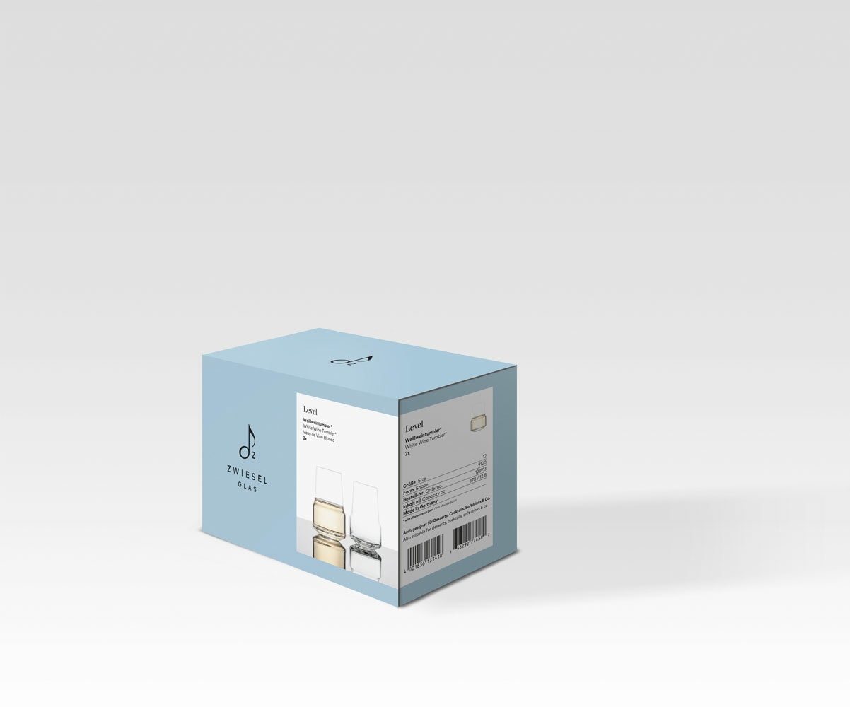 ZWIESEL GLAS Weißwein Tumbler LEVEL 2er Set 378 ml