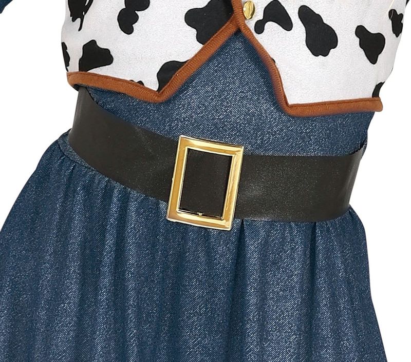 Guirca - Cowgirl Kostuum - Zwart - Polyester