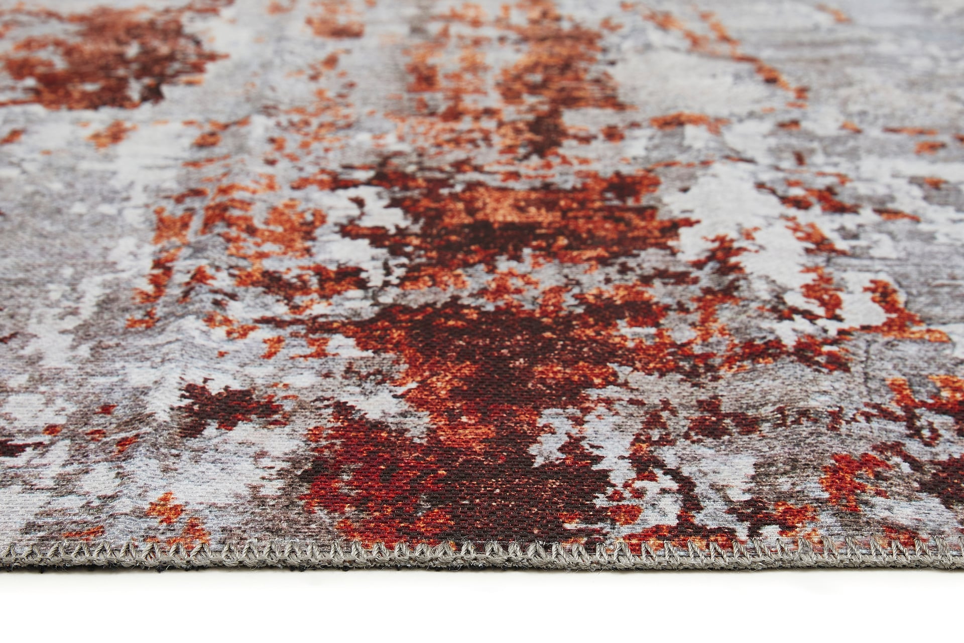 LUXOR-living Outdoorteppich LAGO 240 x 340 cm grau/rost
